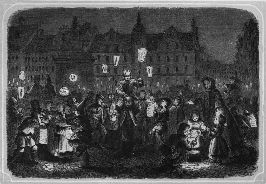 Das Martinsfest in Düsseldorf 1863 Spamer Otto von Reinsberg-Düringsfeld